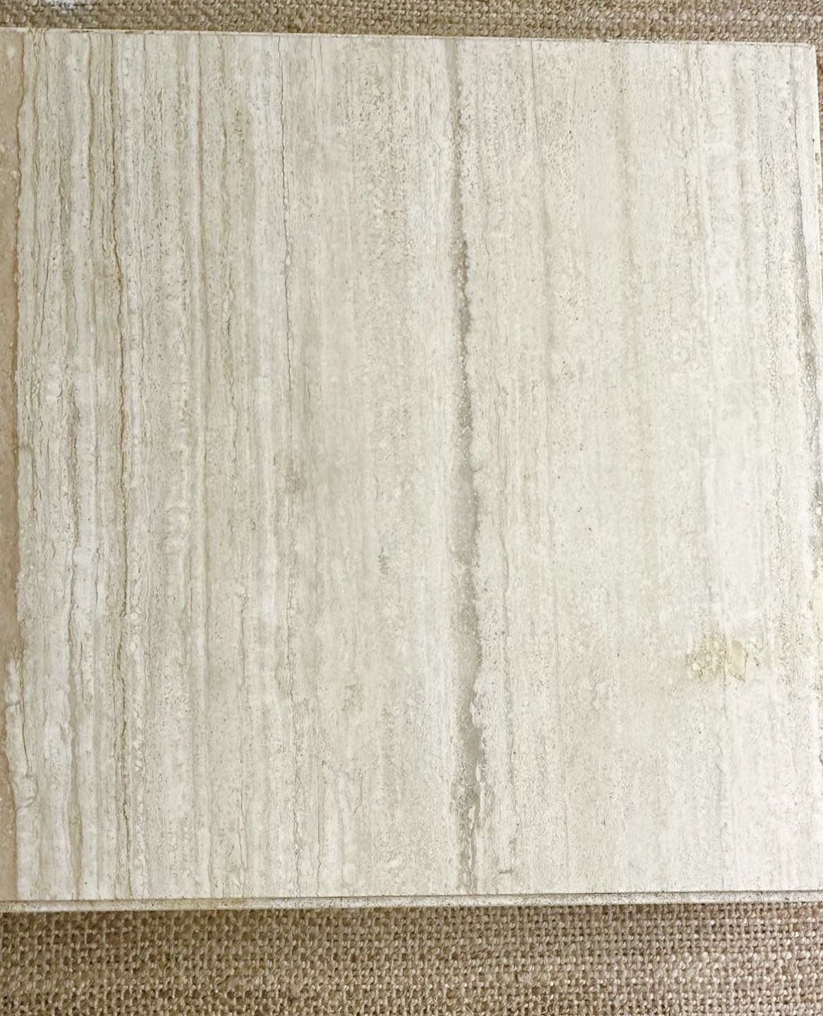 XL Vintage Travertine Block Coffee Table - photo 5