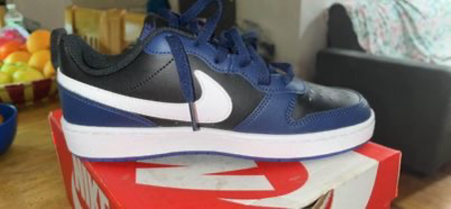Court Borough Low 2 GS 'Midnight Navy Black' Nike