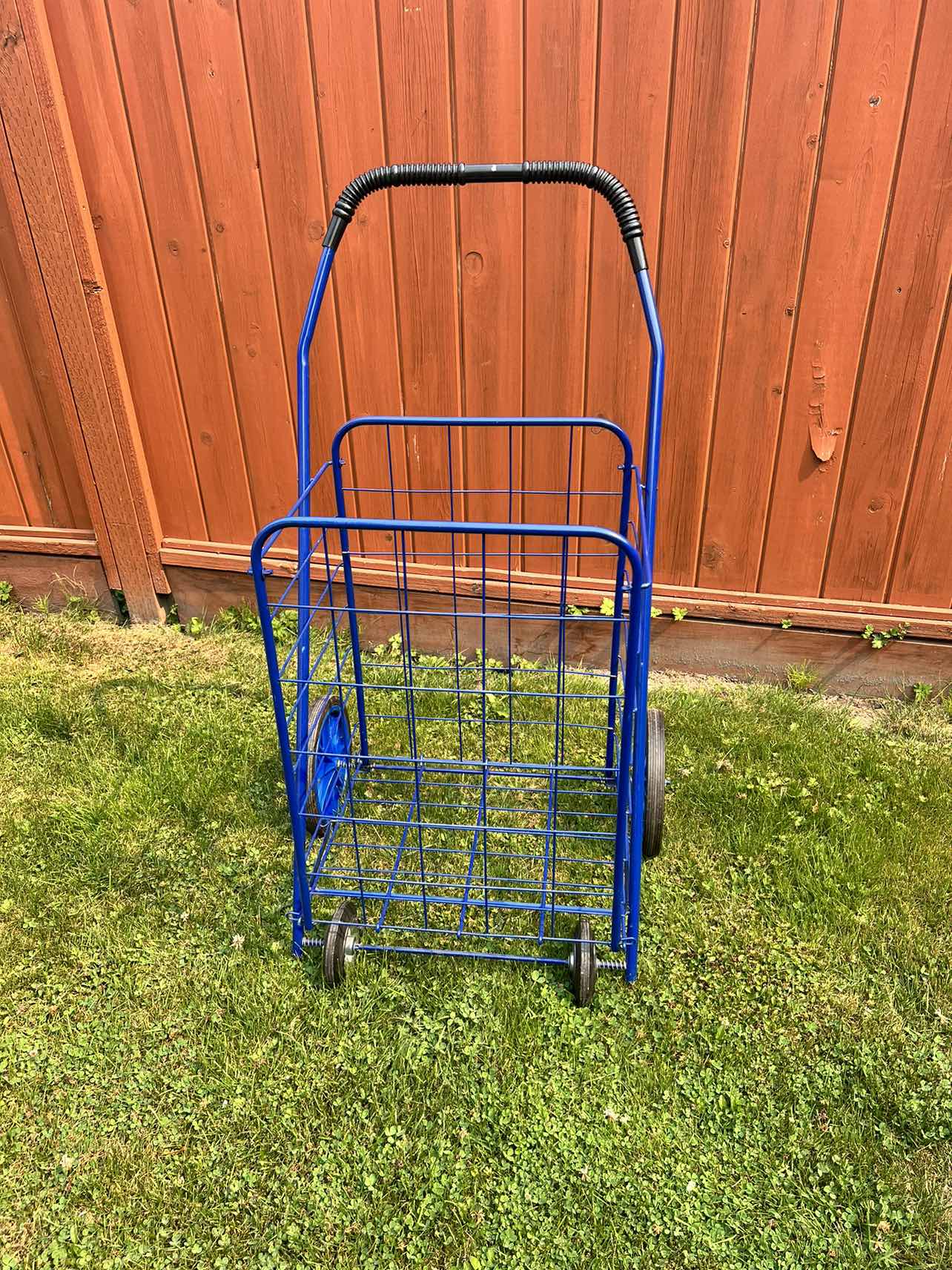 Grocery Utility Flat Folding Shopping Cart thumbnail