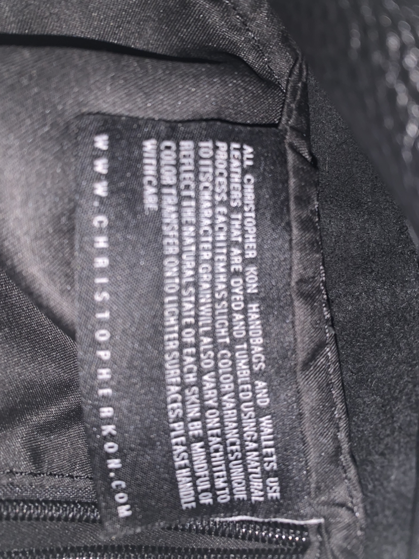 Christopher Kon leather messenger bag / backpack image indicator(5)