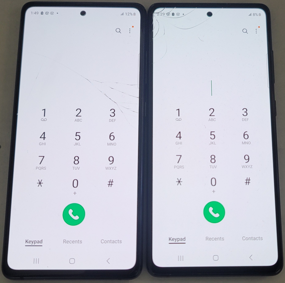2 Samsung S20 FE! Crack Screen! 128GB/Unlocked! $140 Each Final!