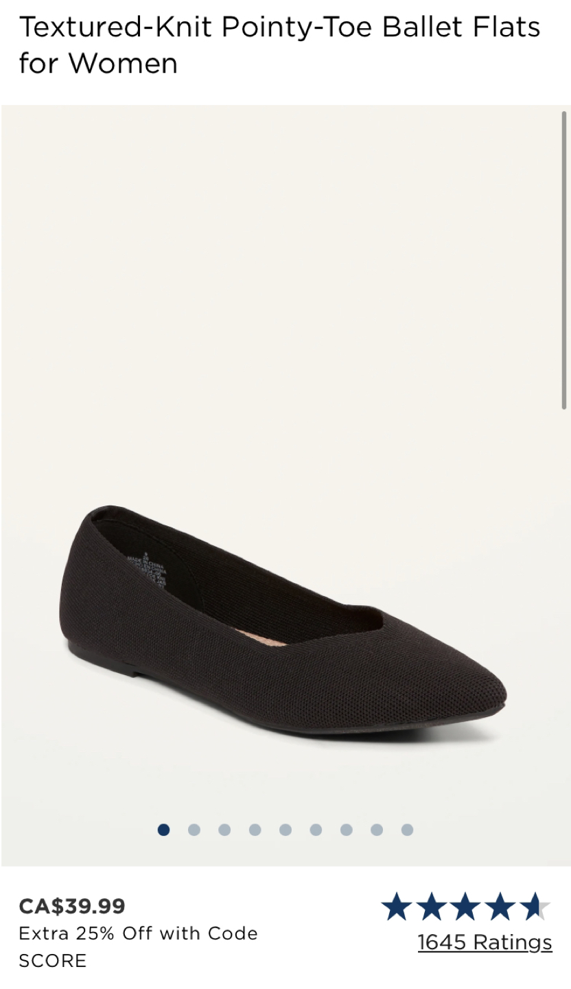 Old Navy Textured Flats - photo 3