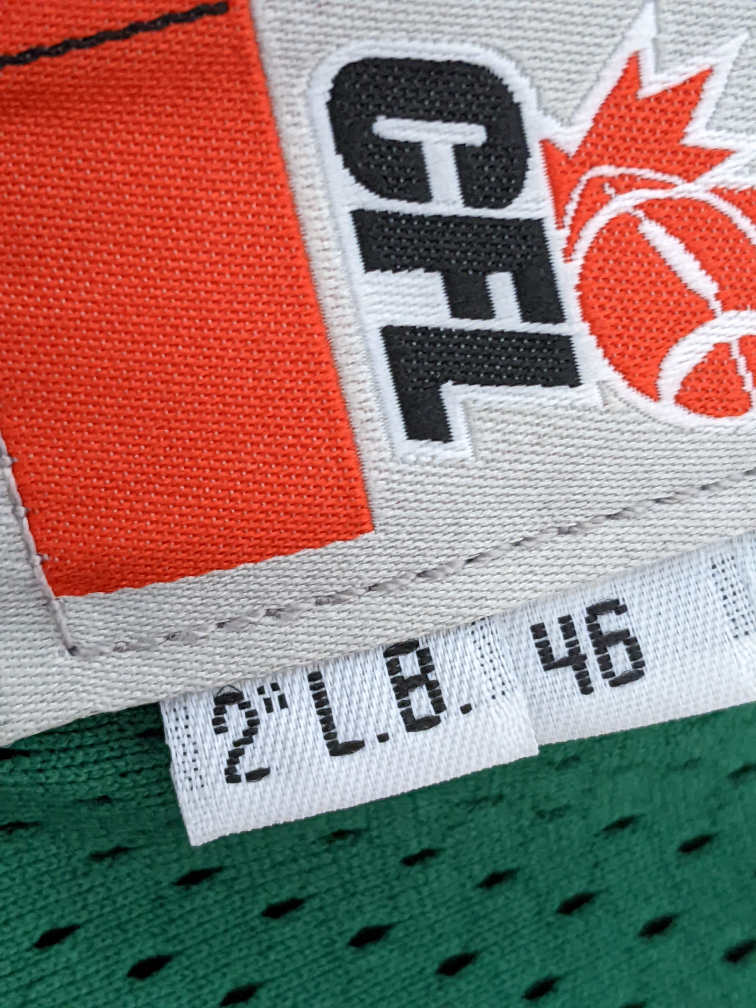 LIKE NEW SIZE 46 LARGE SASKATCHEWAN ROUGHRIDERS jersey image indicator(7)