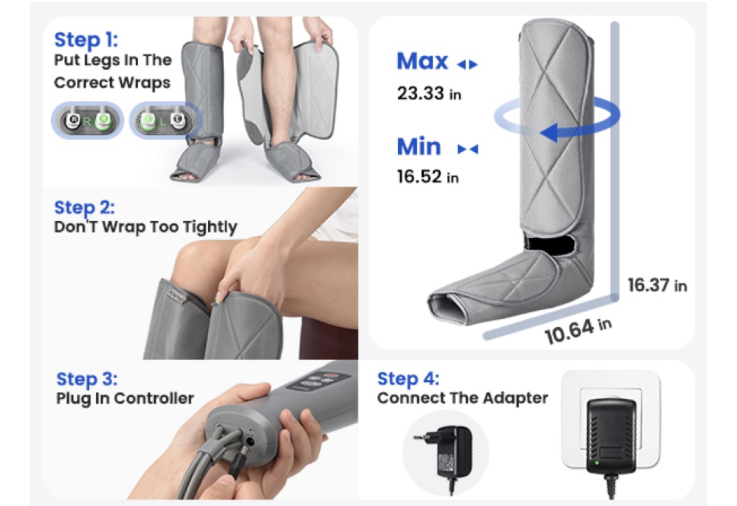 Brand new & unused leg massager - photo 2