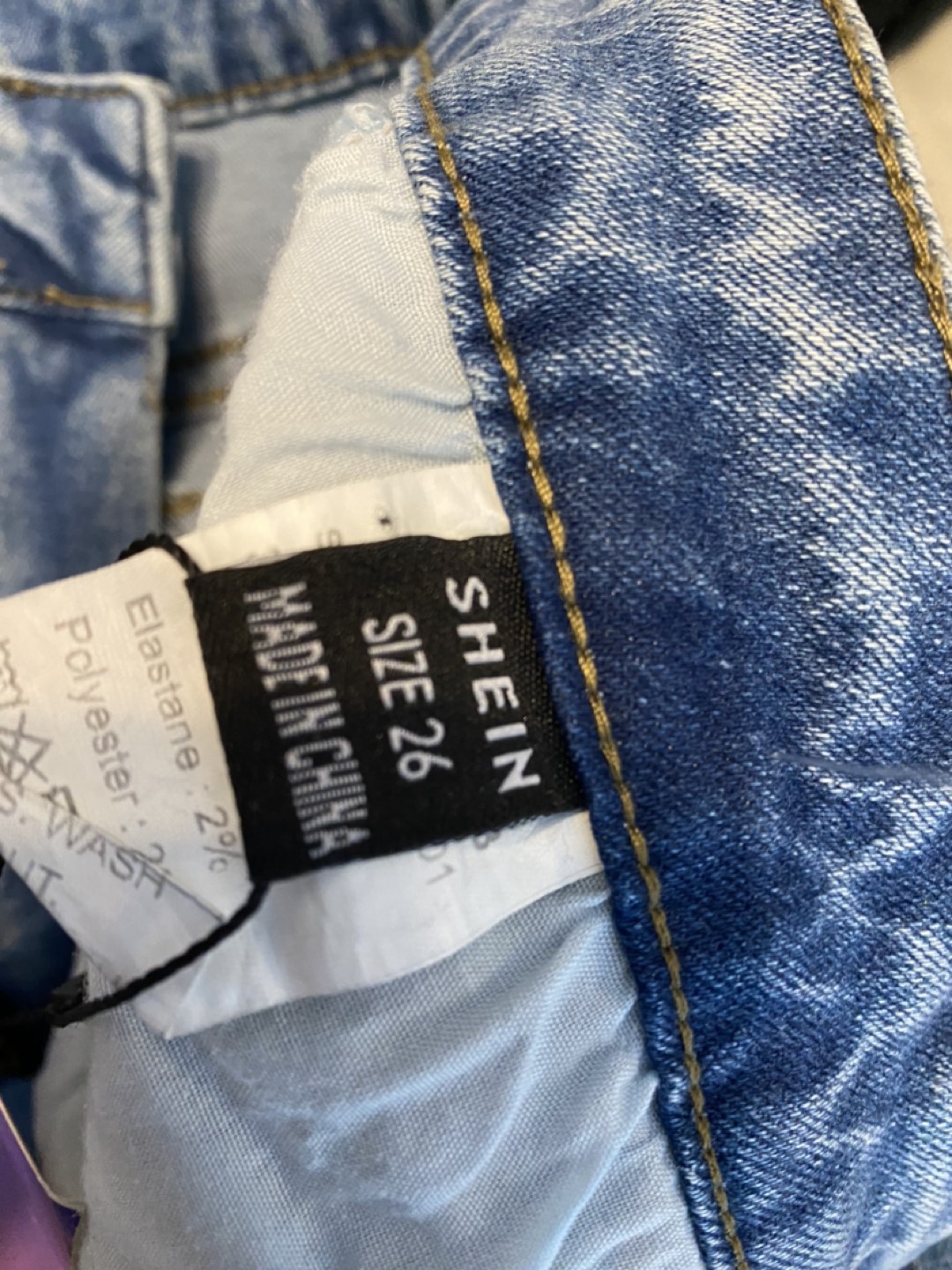 *NWT* Shein multi toned jeans (sz26/27) image indicator(6)