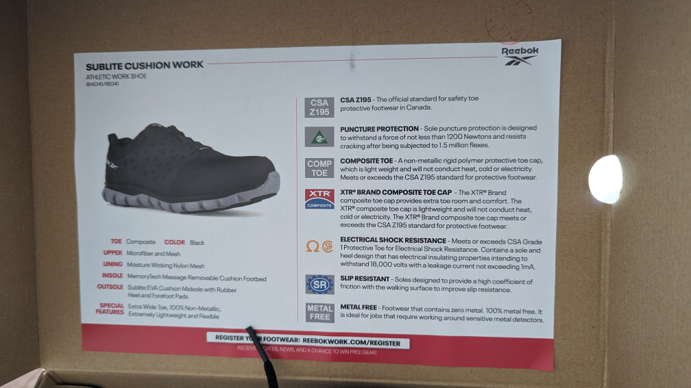 Work shoes/ Athletic work shoes/ Reebok - photo 5