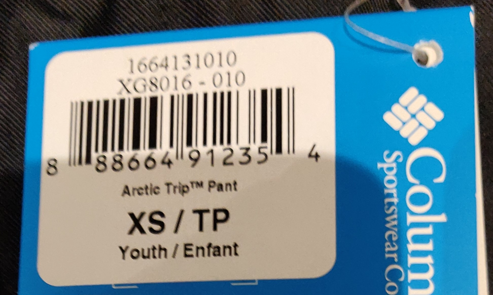 Brand new Columbia Arctic Trip Youth Snow Pant XS (6 yrs) image indicator(2)
