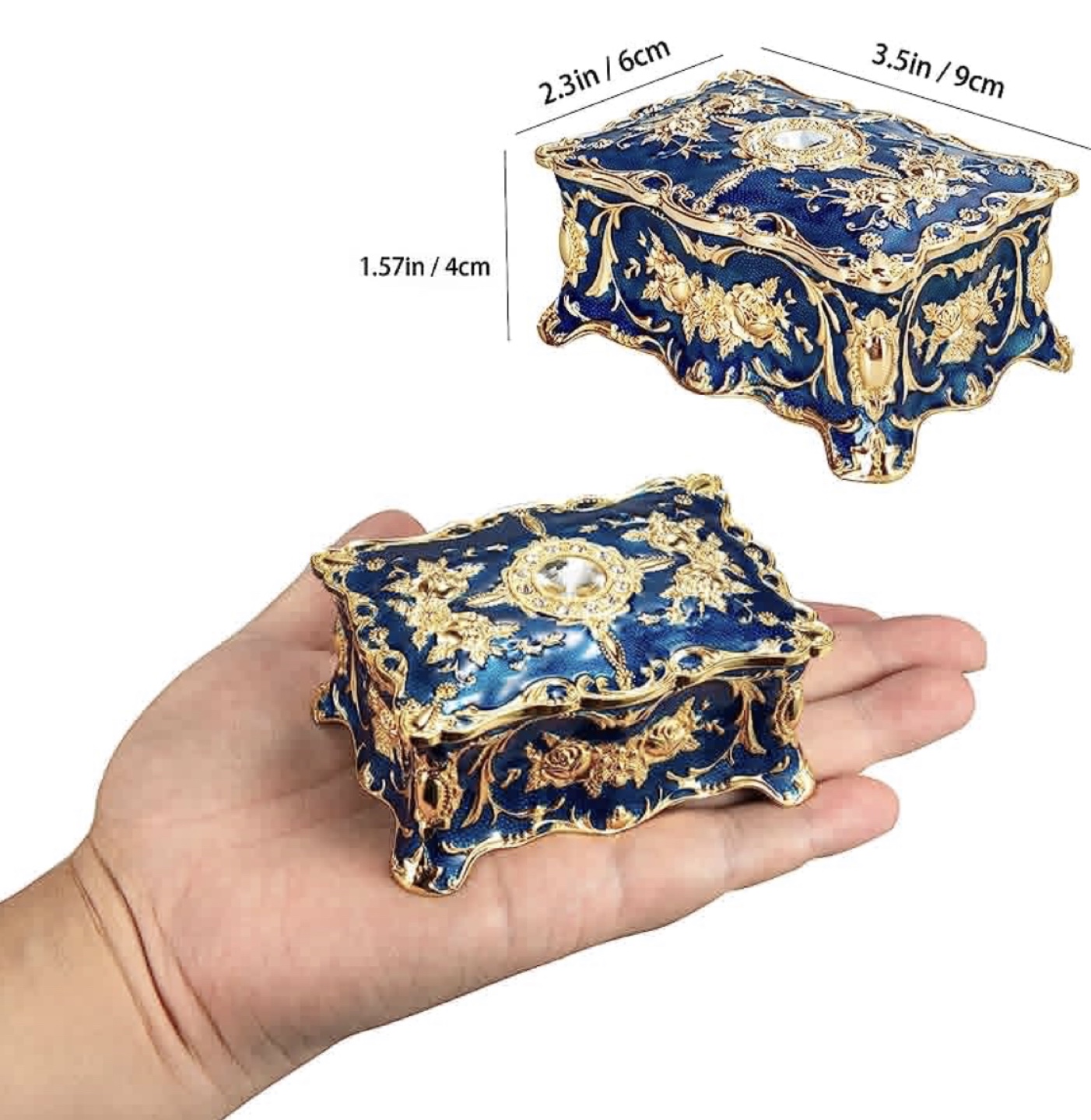 Metal Jewellery box European Style - photo 4