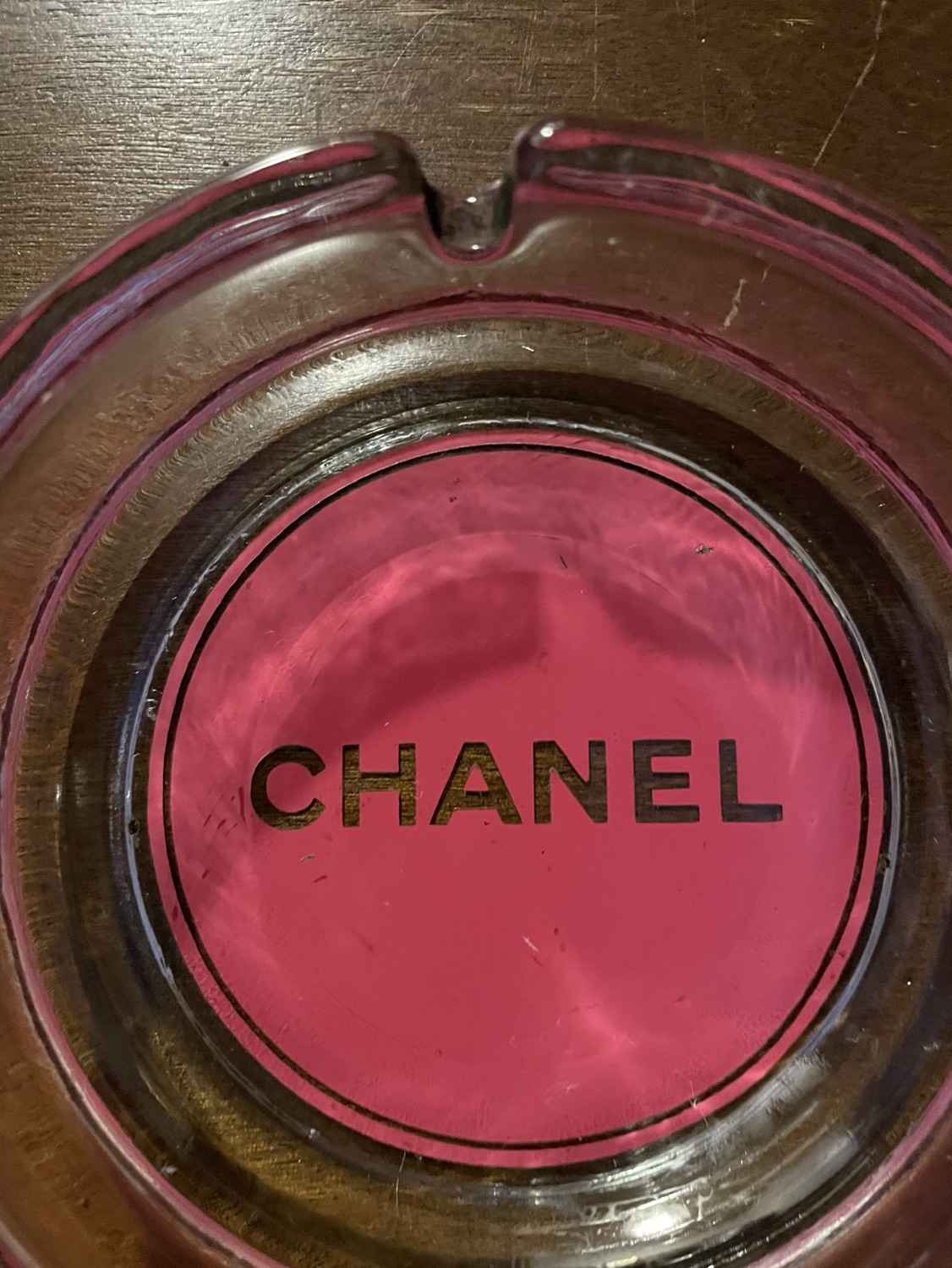Chanel glass ashtrays - photo 2