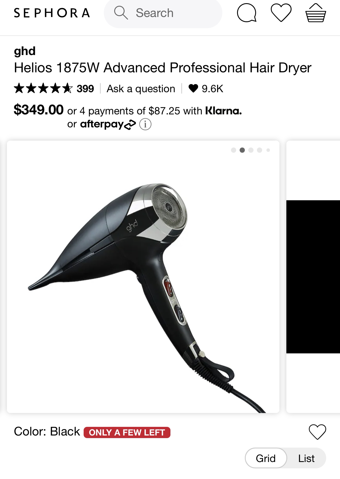GHD Helios Professional Hair Dryer BNIB