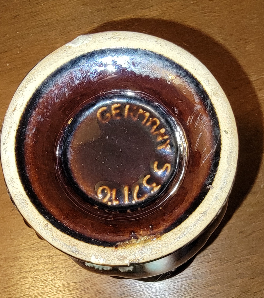 Vintage German Pottery Vase Mid Century Modern Decor - photo 2