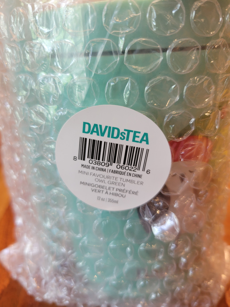 BRAND NEW kids tumbler davidsTEA with straw and brush - photo 4