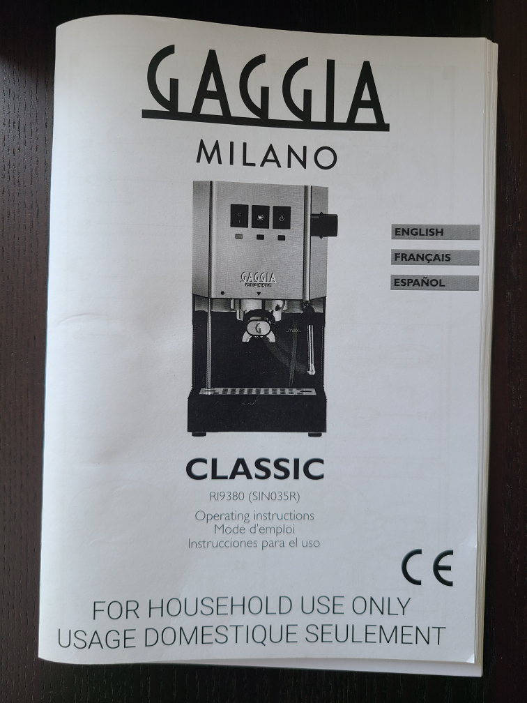 Gaggia Classic Espresso Machine - photo 3