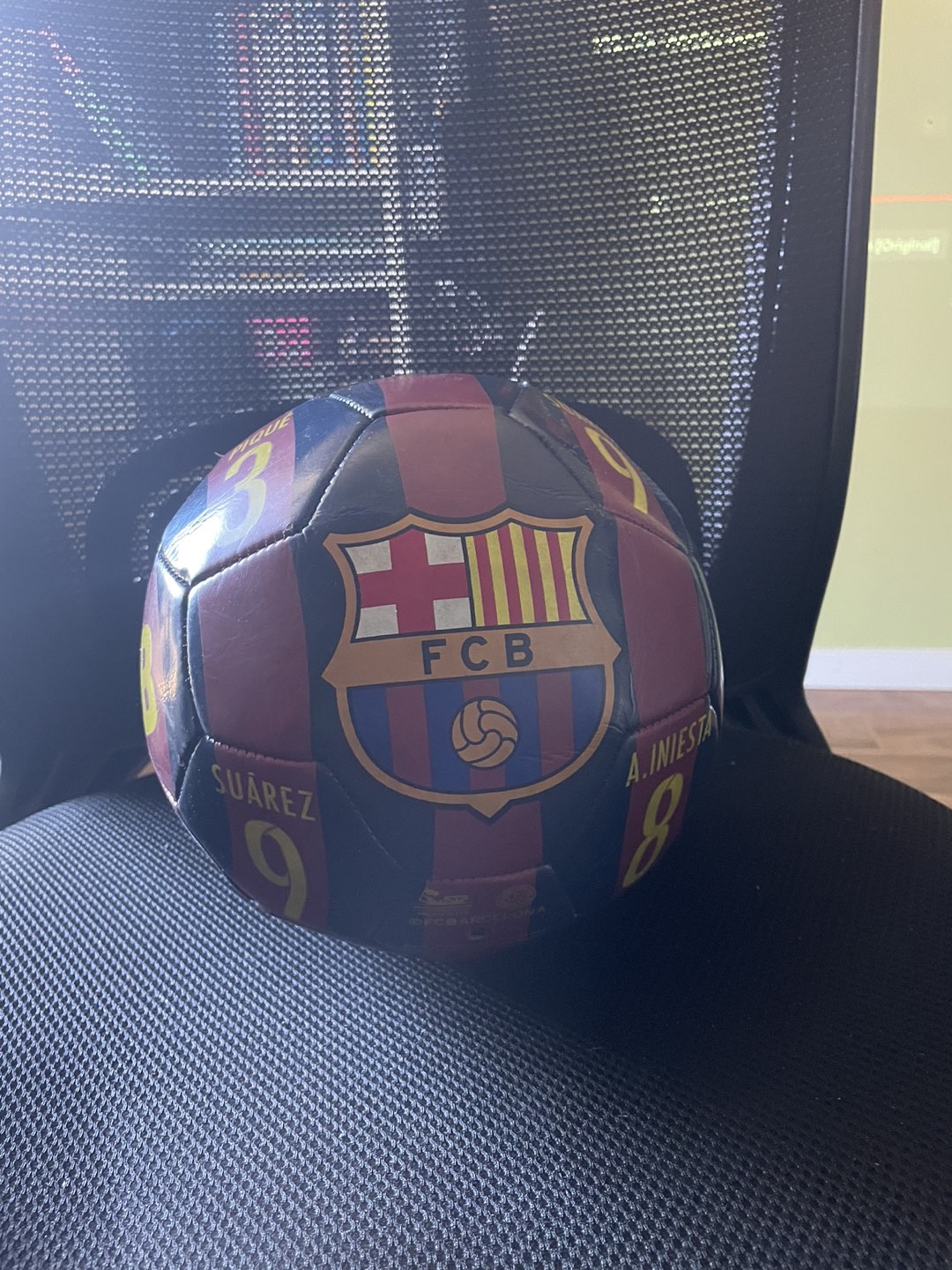 FCB soccer ball size 5