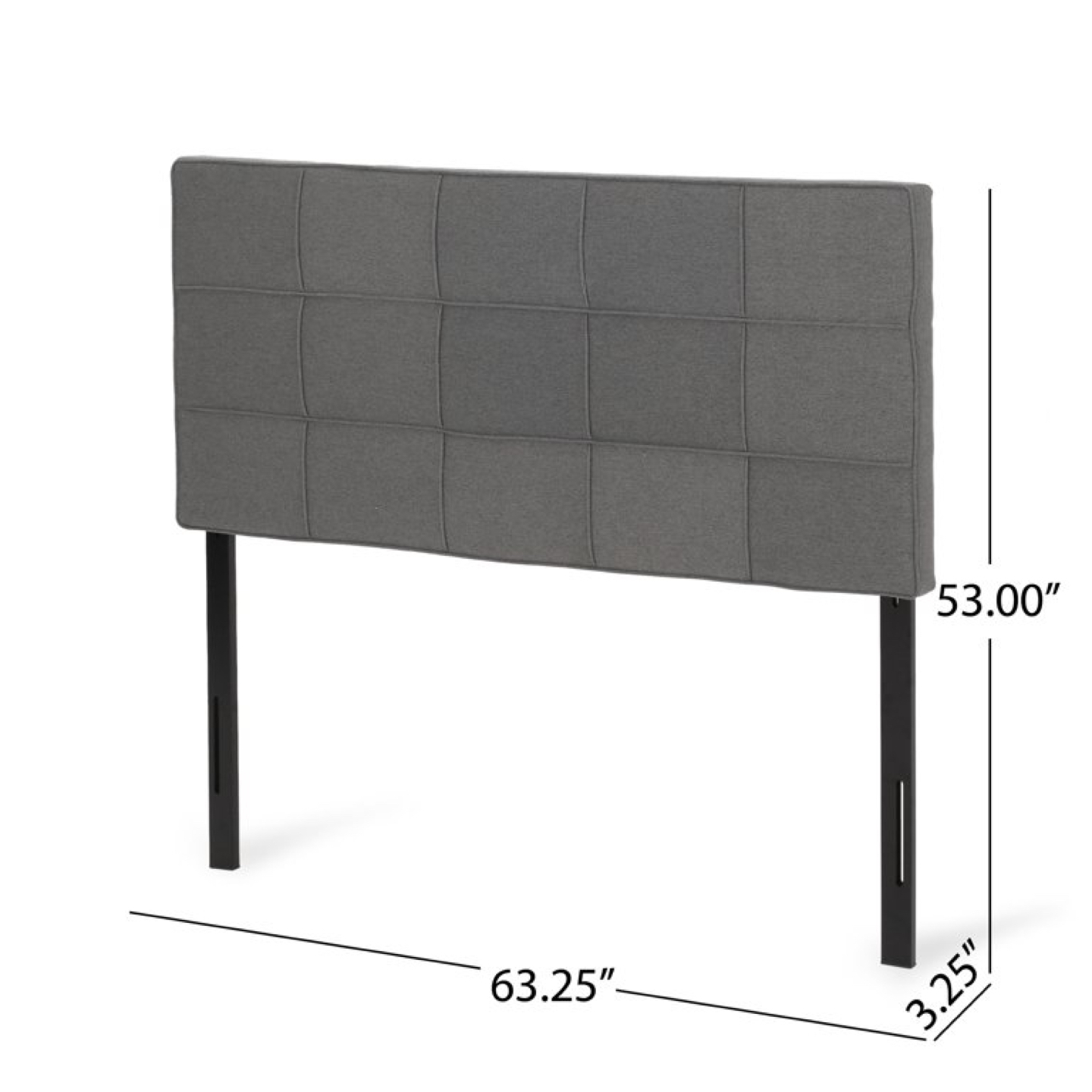 Queen headboard with storage pockets - photo 4