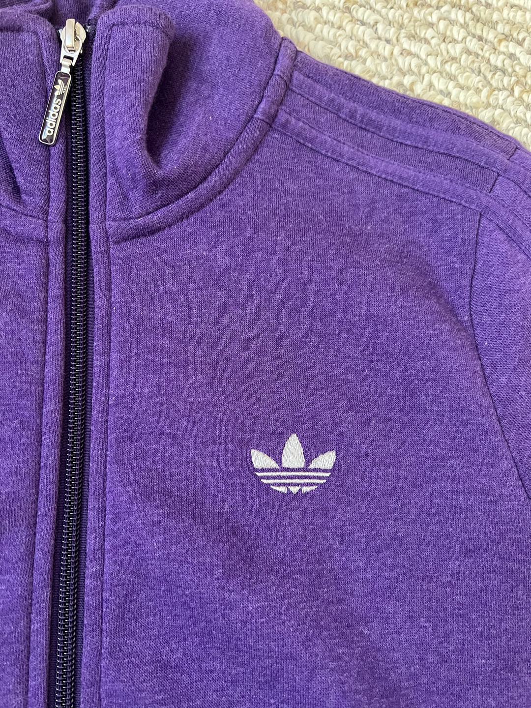 Adidas original purple classic track Jacket Retail $100+ image indicator(2)