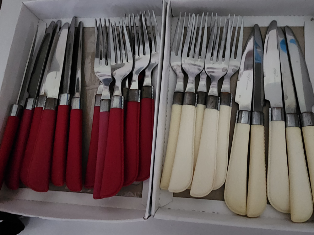 fruit knife and fork