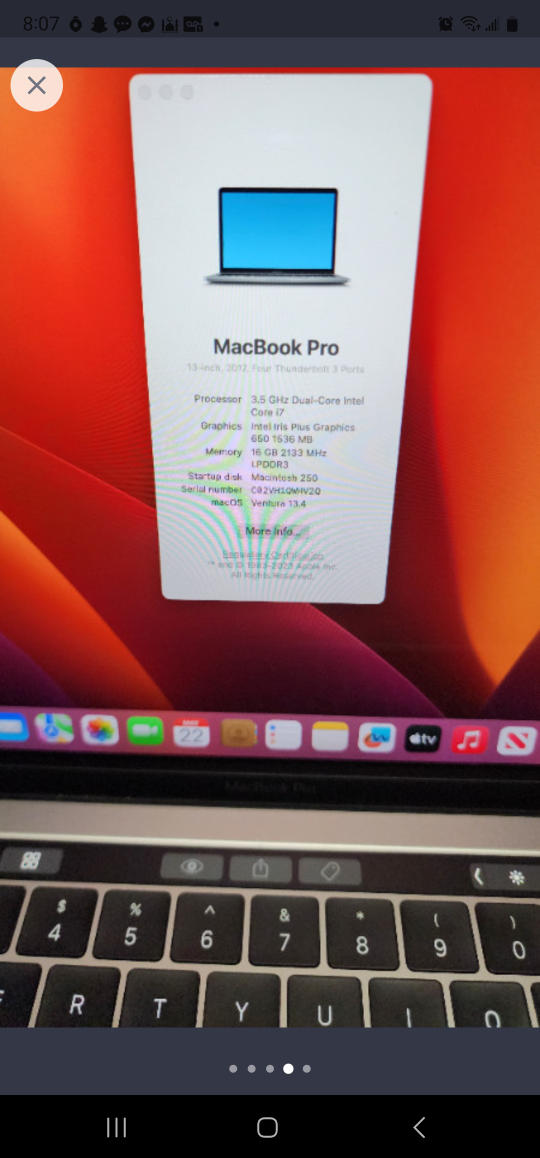 MacBook Pro A1706 2017 - photo 5