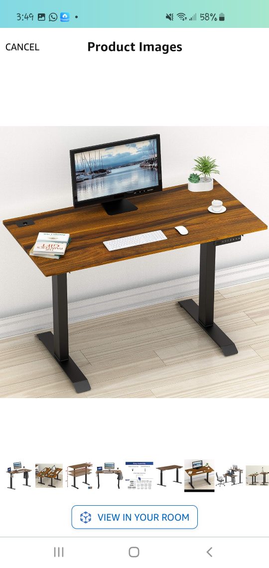 SHW Memory Preset Electric Height Adjustable Standing Desk - photo 3
