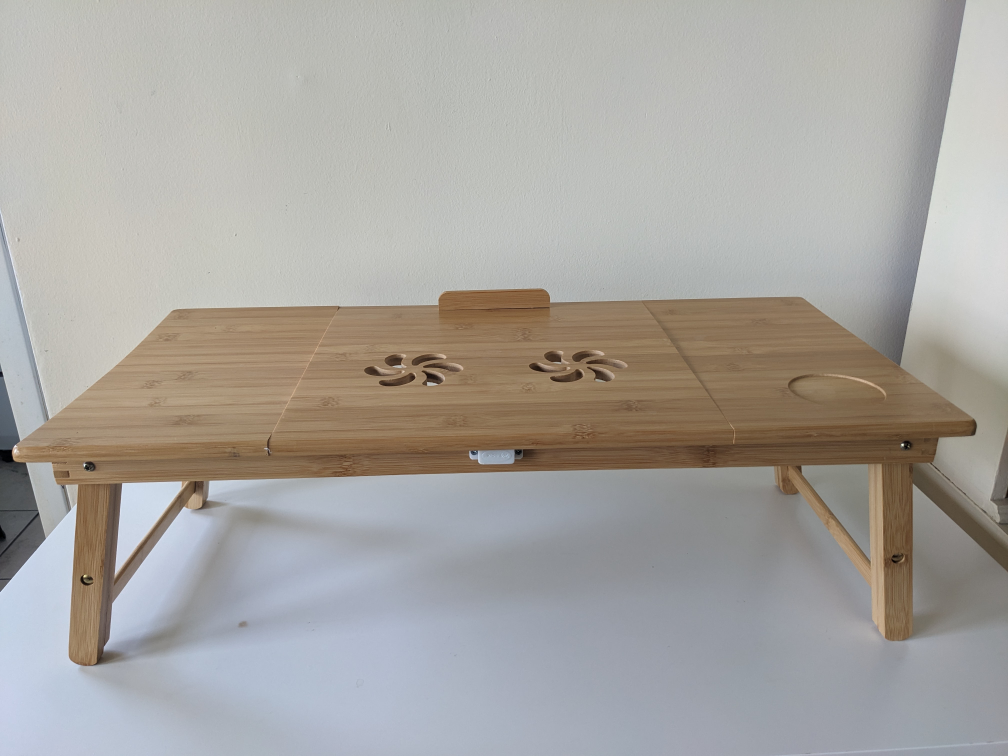 Laptop table with folding legs thumbnail