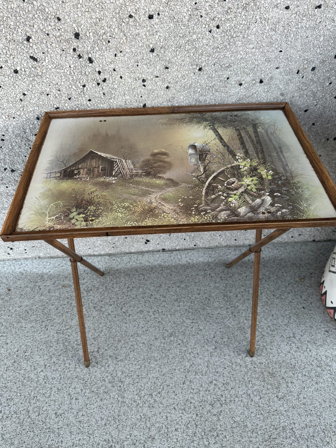 Vintage tv table