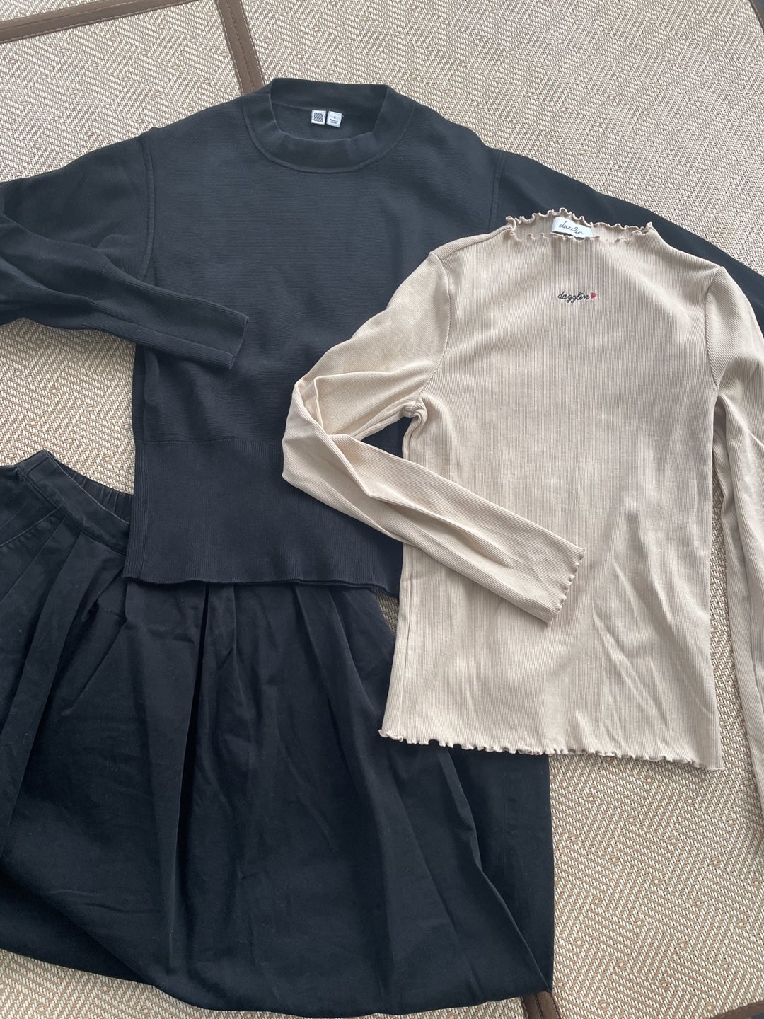 Top and skirt