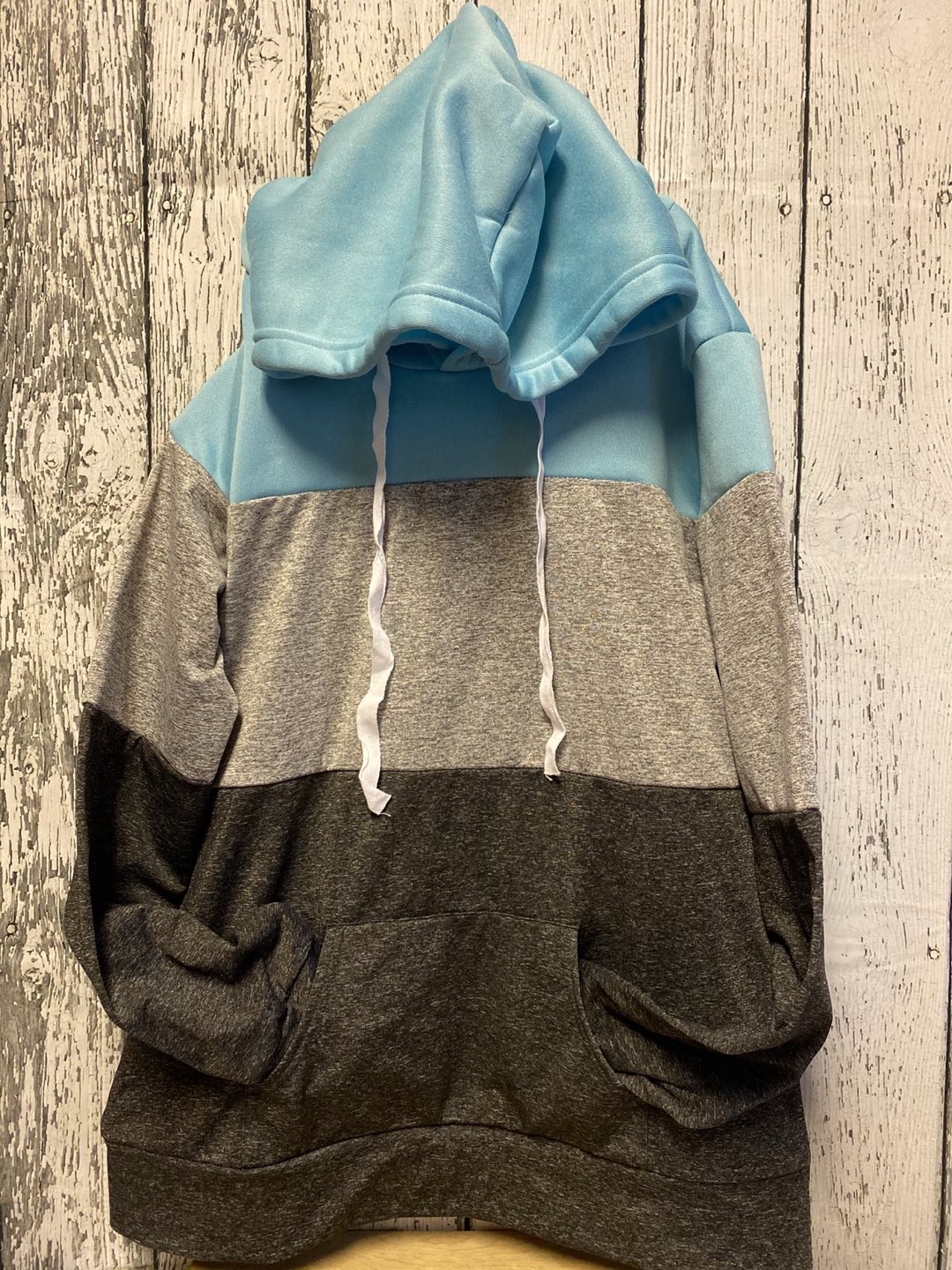 BN Blue Grey Hoodie Never Worn thumbnail