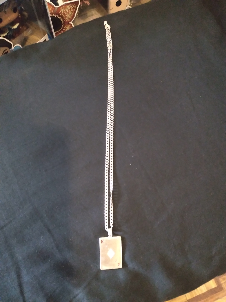925 silver Italian made chain and custom pendant thumbnail
