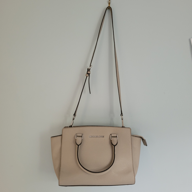 Grey MK Leather Bag thumbnail