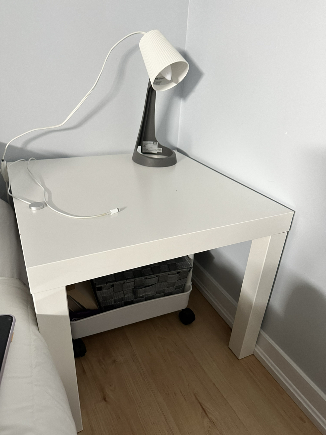 Ikea table and lamp together for $10