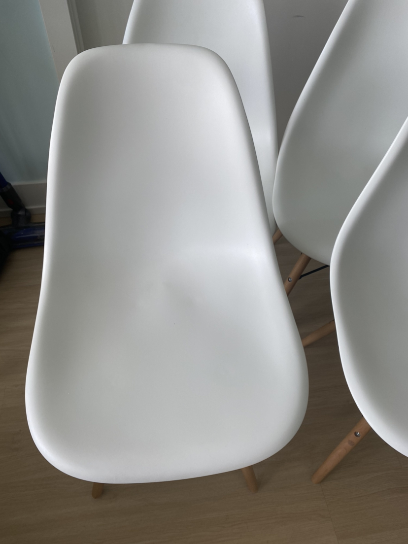 White Eames replica chairs - photo 3