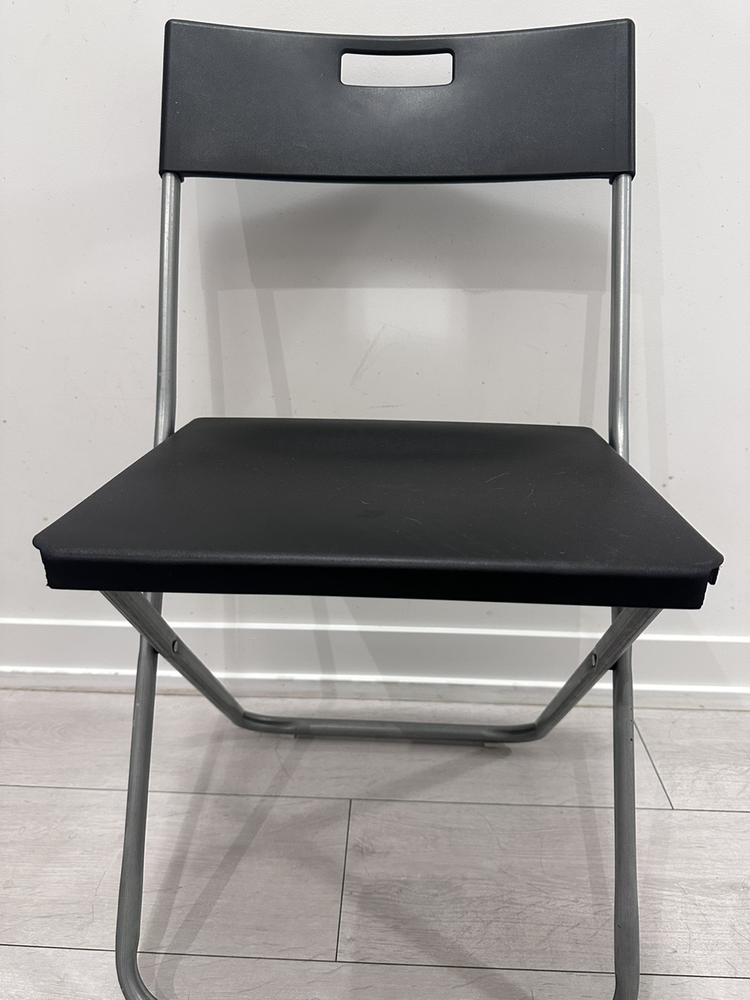 IKEA Folding Chair, Black - photo 2