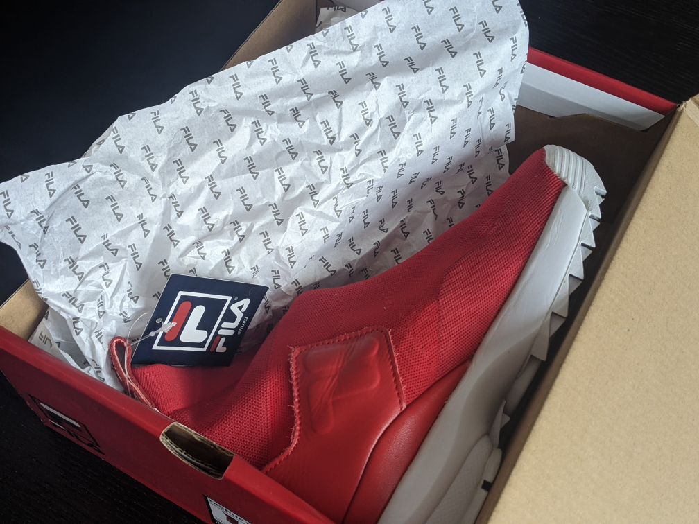 Fila, Brand New, Women's Stretch Sneakers - Size 7 - Red - photo 3
