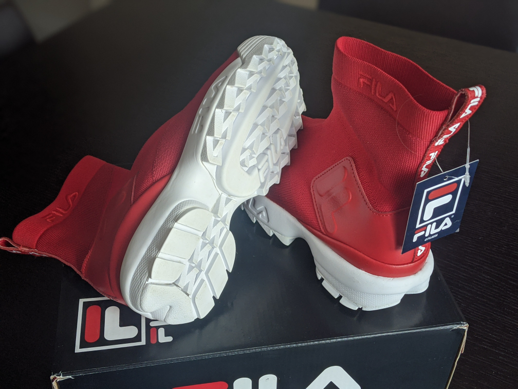 Fila, Brand New, Women's Stretch Sneakers - Size 7 - Red - photo 5