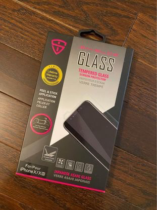 BRAND NEW iPhone X/XS tempered glass screen protector thumbnail