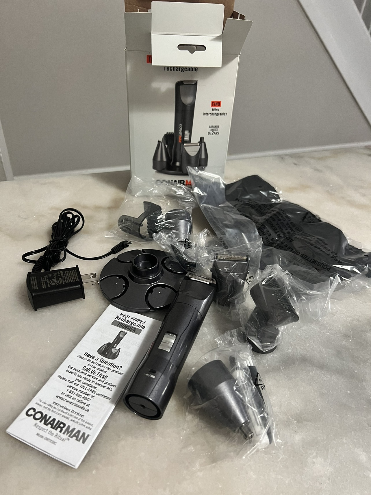 Conair Groomer Trimmer With Multi Head Grooming Kit *Brand New image indicator(2)