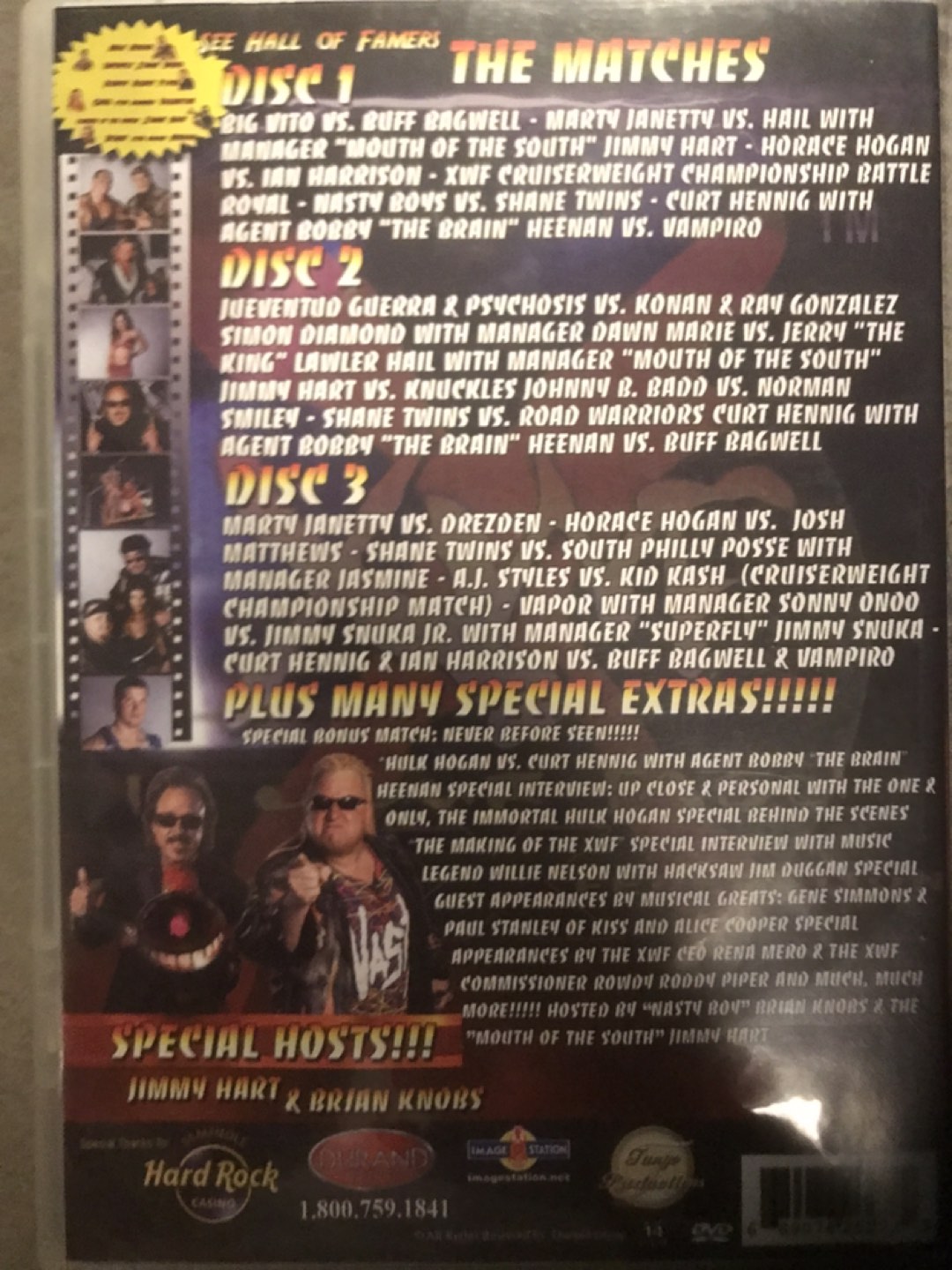 Special collector edition wrestling 3 DVD set image indicator(2)