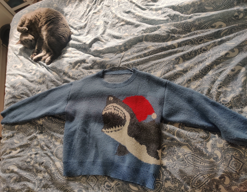 Jawesome Holiday Sweater 🎅🦈 image indicator(2)