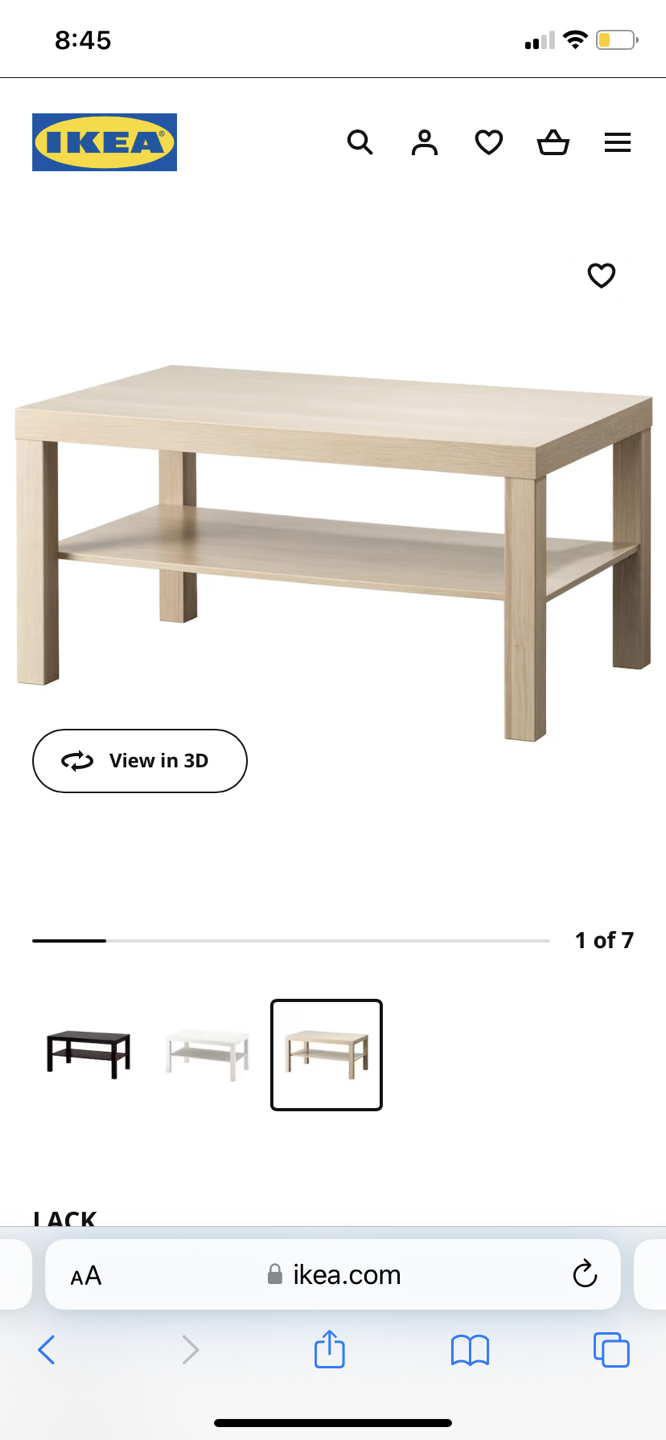 Ikea coffee table - photo 2