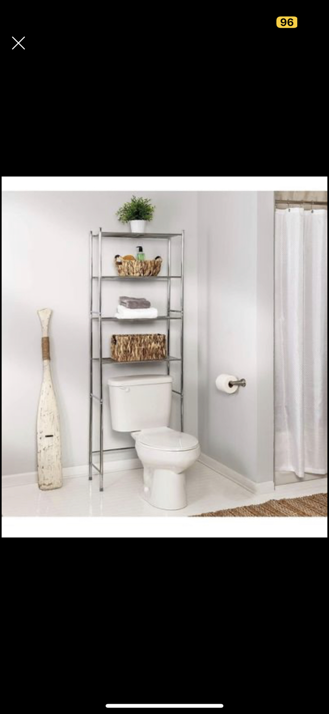 Honey-Can-Do 4-Tier Space Saver Shelf, Chrome, - photo 4
