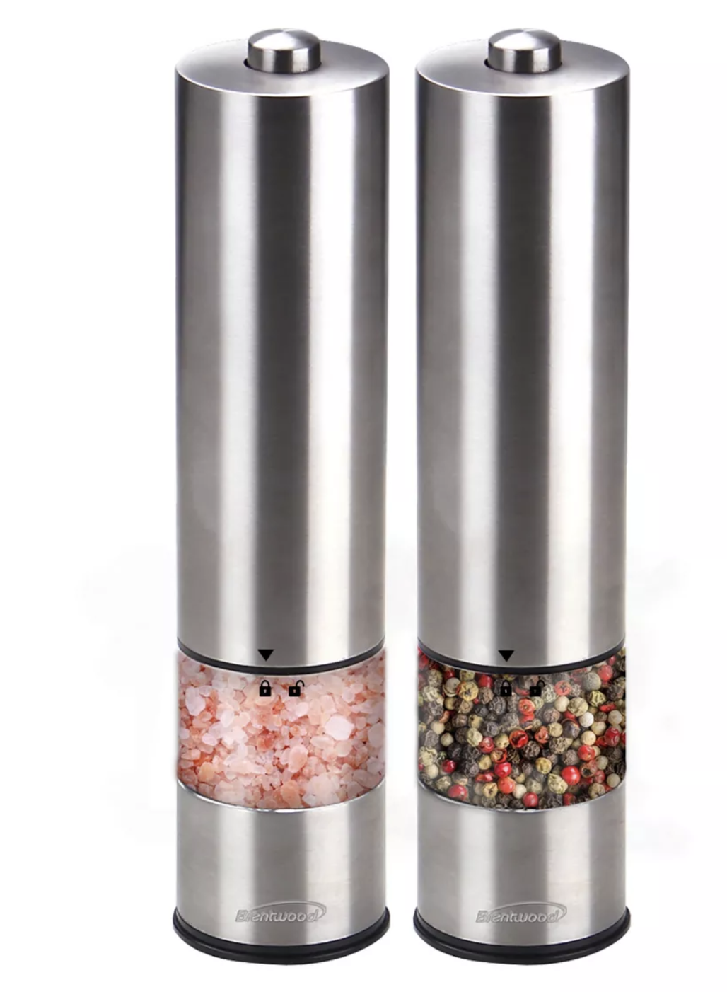 Brentwood Electric Salt & Pepper Mills