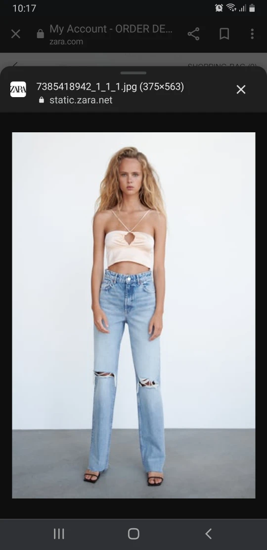 Cut Out Satin Effect Crop Top