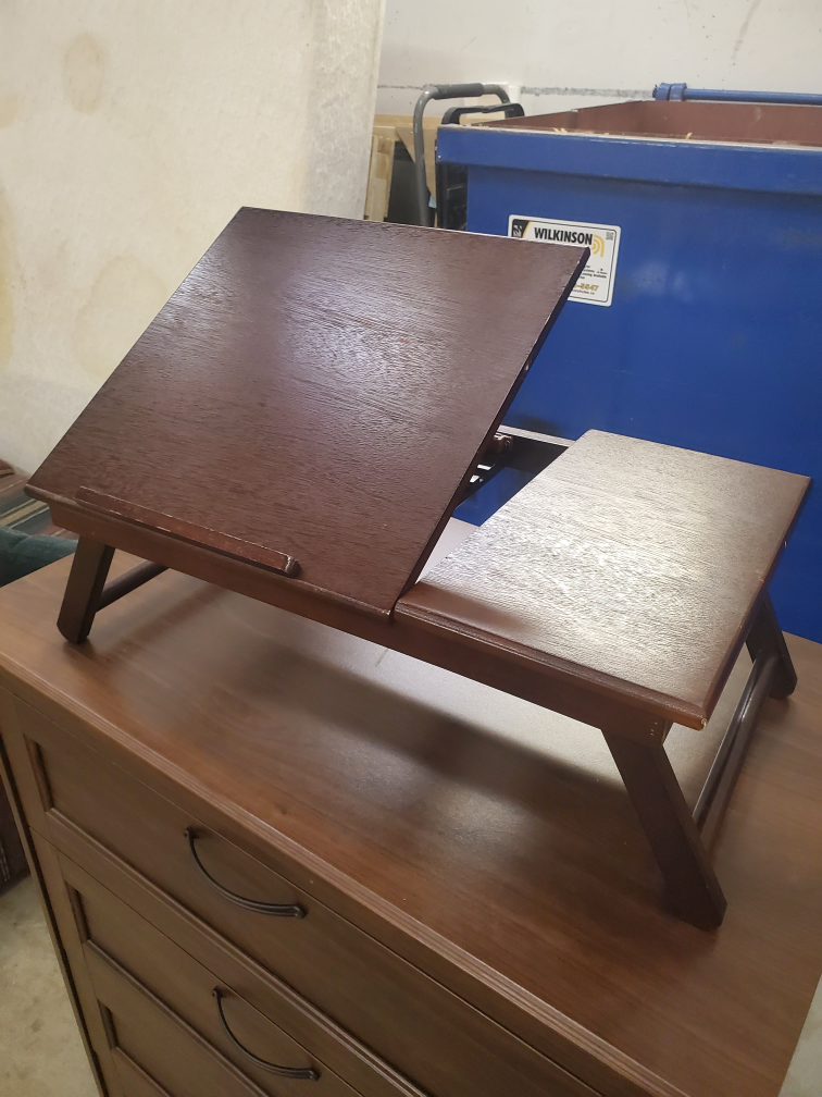lap top table foldable different levels - photo 3