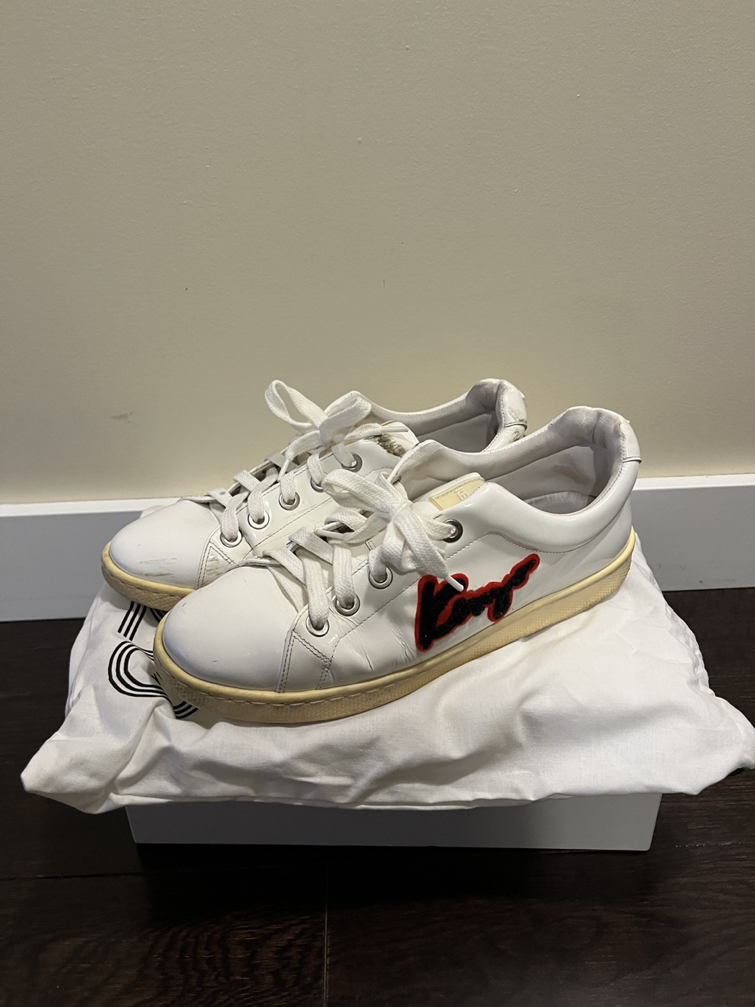 Kenzo Leather Sneaker size 8