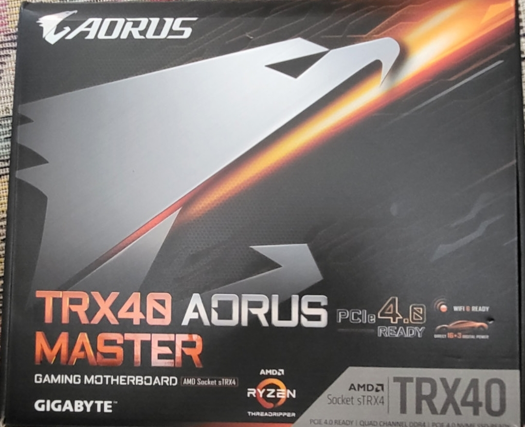 TRX40 AORUS MASTER 4.0 Worth  1400 selling for 150 thumbnail