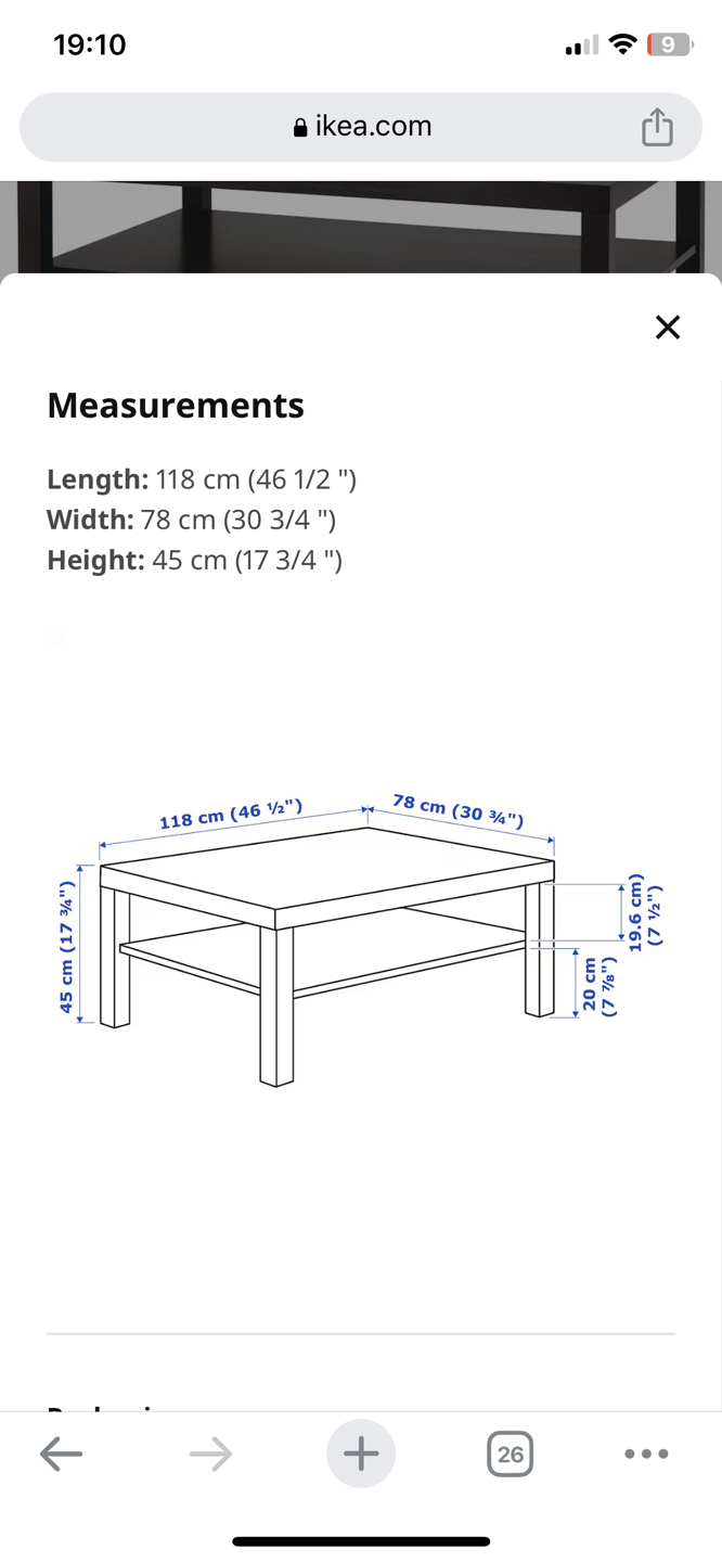 Ikea lack coffee table - photo 3