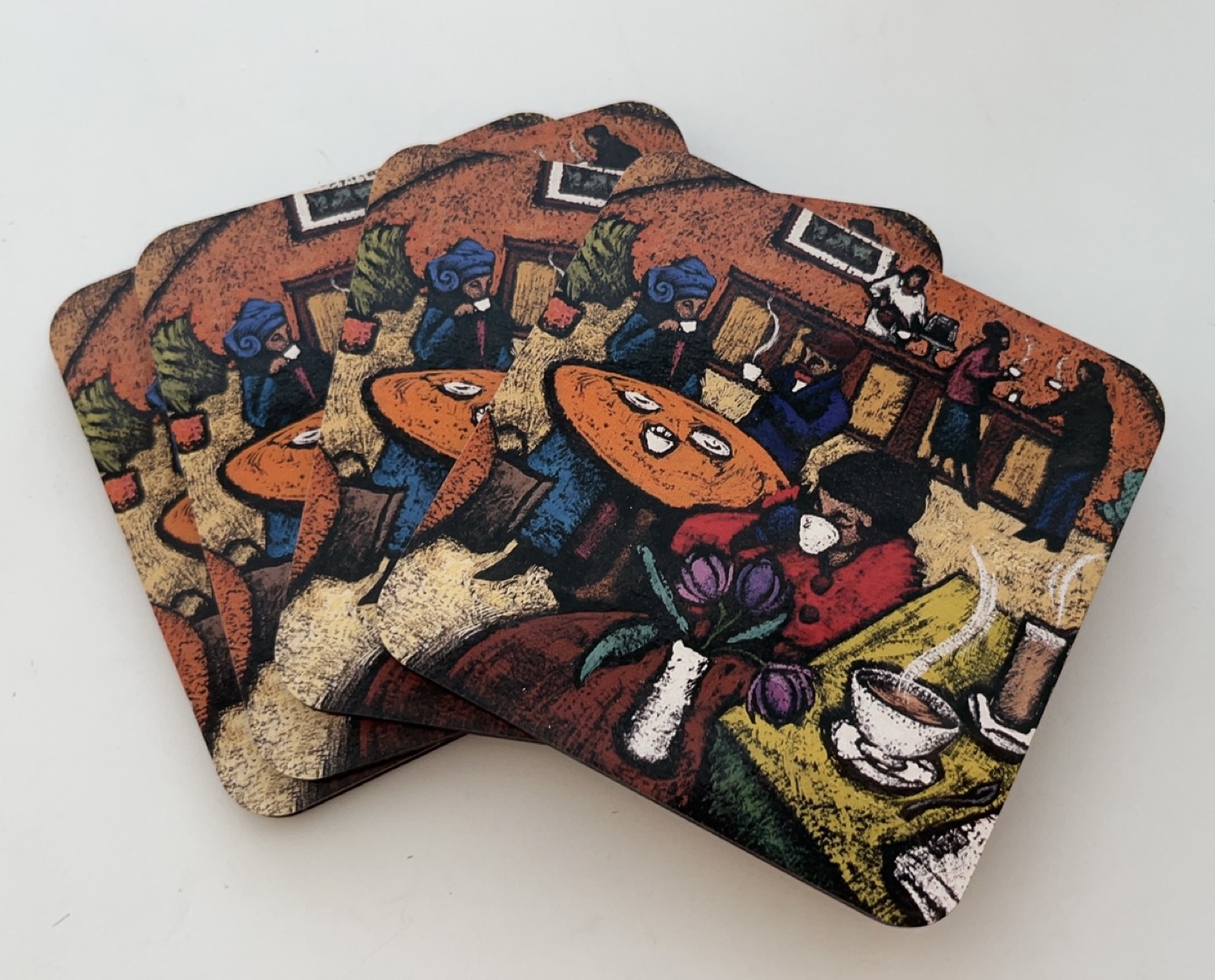 Coasters!!! 4pcs New, never used image indicator(2)