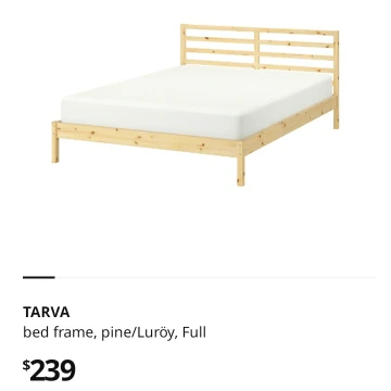 Ikea full bed