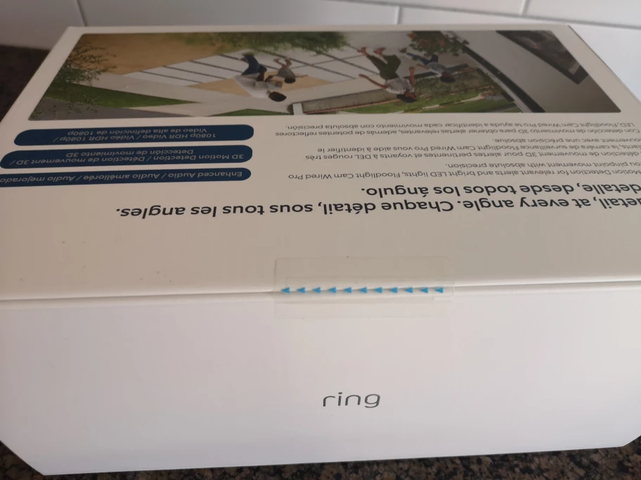 BNIB Sealed Ring Floodlight Wired Camera Pro image indicator(2)