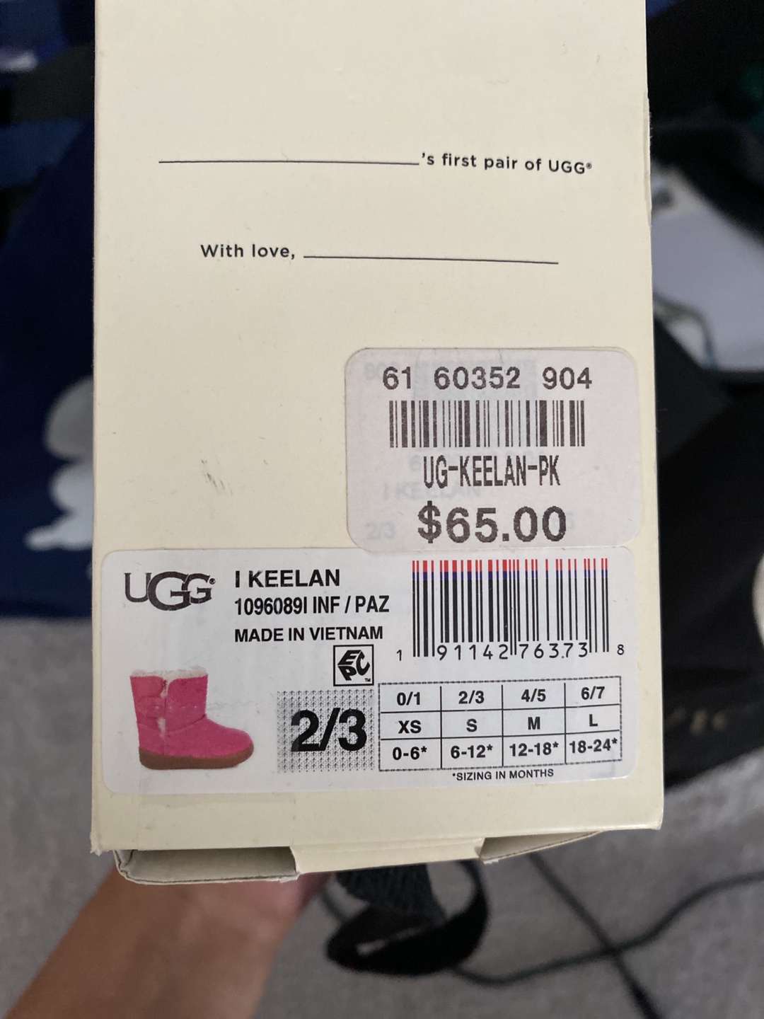 Pink Toddler Uggs image indicator(2)